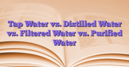 Tap Water vs. Distilled Water vs. Filtered Water vs. Purified Water