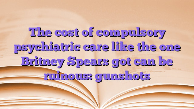 The cost of compulsory psychiatric care like the one Britney Spears got can be ruinous: gunshots