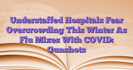 Understaffed Hospitals Fear Overcrowding This Winter As Flu Mixes With COVID: Gunshots