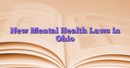 New Mental Health Laws in Ohio